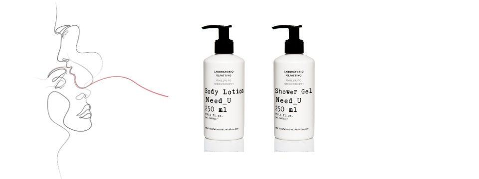Goed nieuws! De populaire Need_U geur van Laboratorio Olfattivo nu ook verkrijgbaar als Shower Gel & Body Lotion